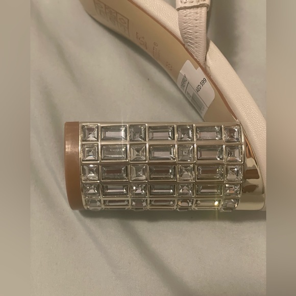 Dune Merrily White Mid-Heel - Picture 5 of 6